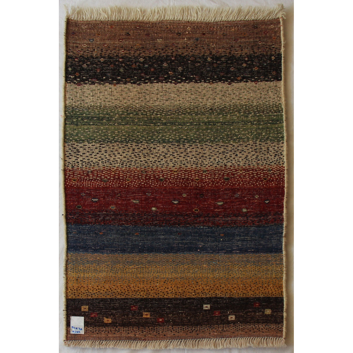 Persian Gabbeh Wool Rug - PRG1002-Persian Handicrafts