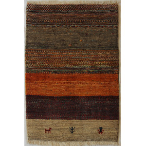 Persian Gabbeh Wool Rug - PRG1003-Persian Handicrafts
