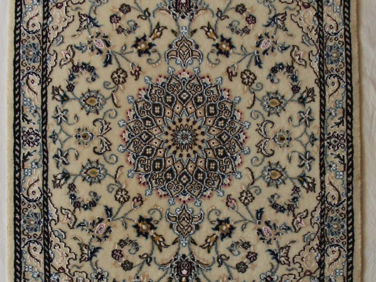 Nain Persian Wool & Silk Rug PRN1004 Persis Crafts