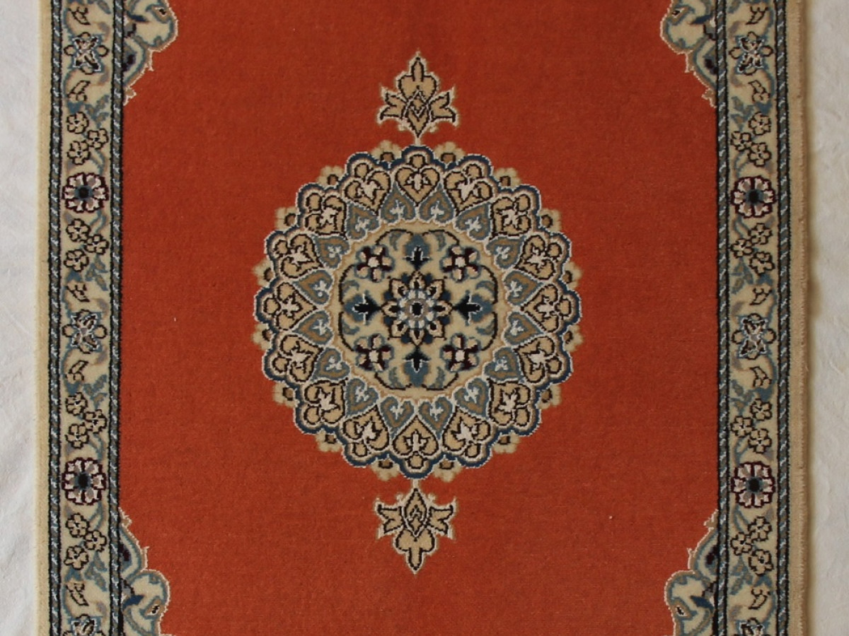 Nain Persian Wool & Silk Rug PRN1006 Persis Crafts