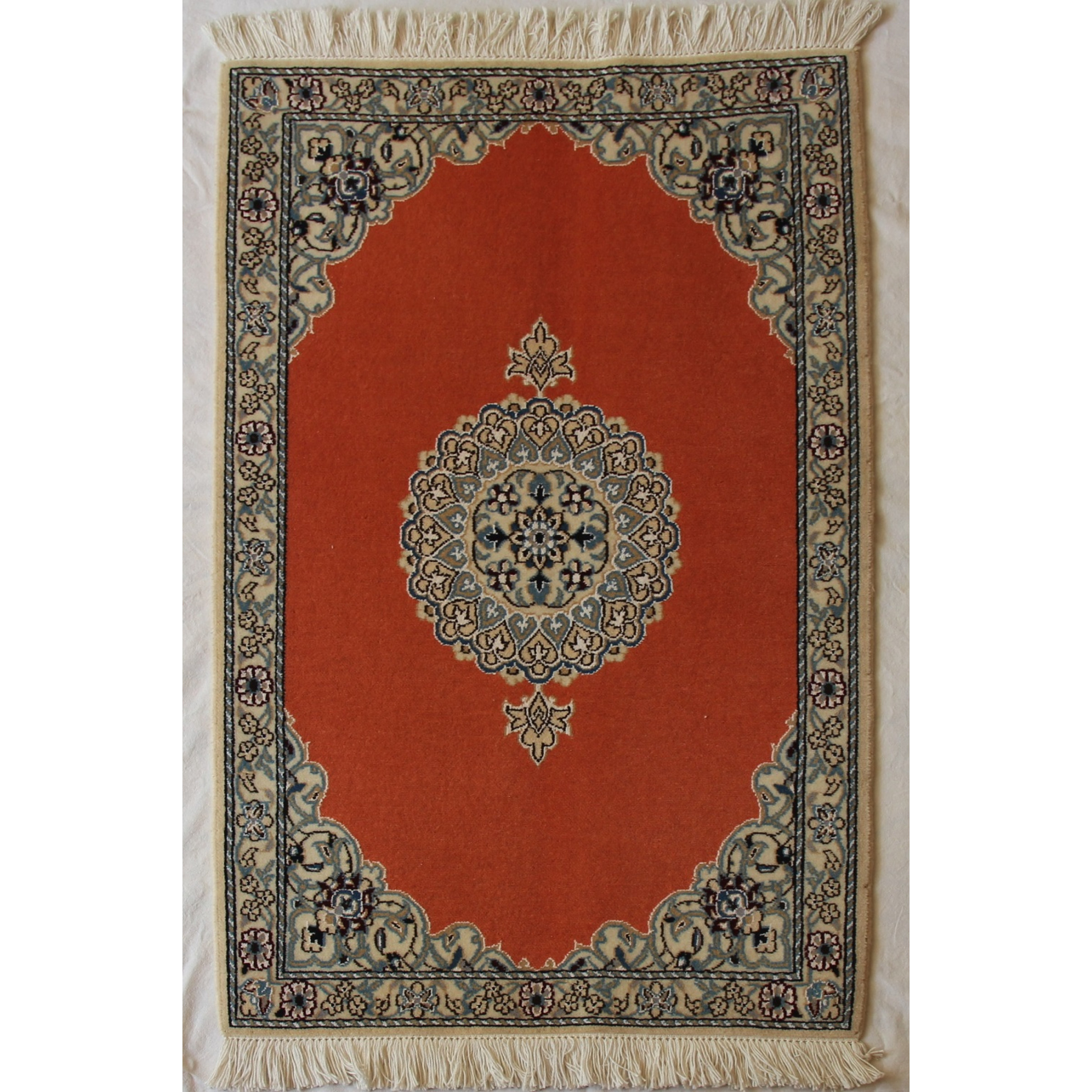 Nain Persian Wool & Silk Rug PRN1006 Persis Crafts