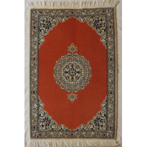 Nain Persian Wool & Silk Rug -  PRN1006-Persian Handicrafts