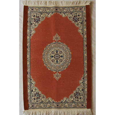 Nain Persian Wool & Silk Rug -  PRN1006