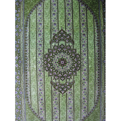 Premium Medallion Design Silk Qum Rug - RQ4056