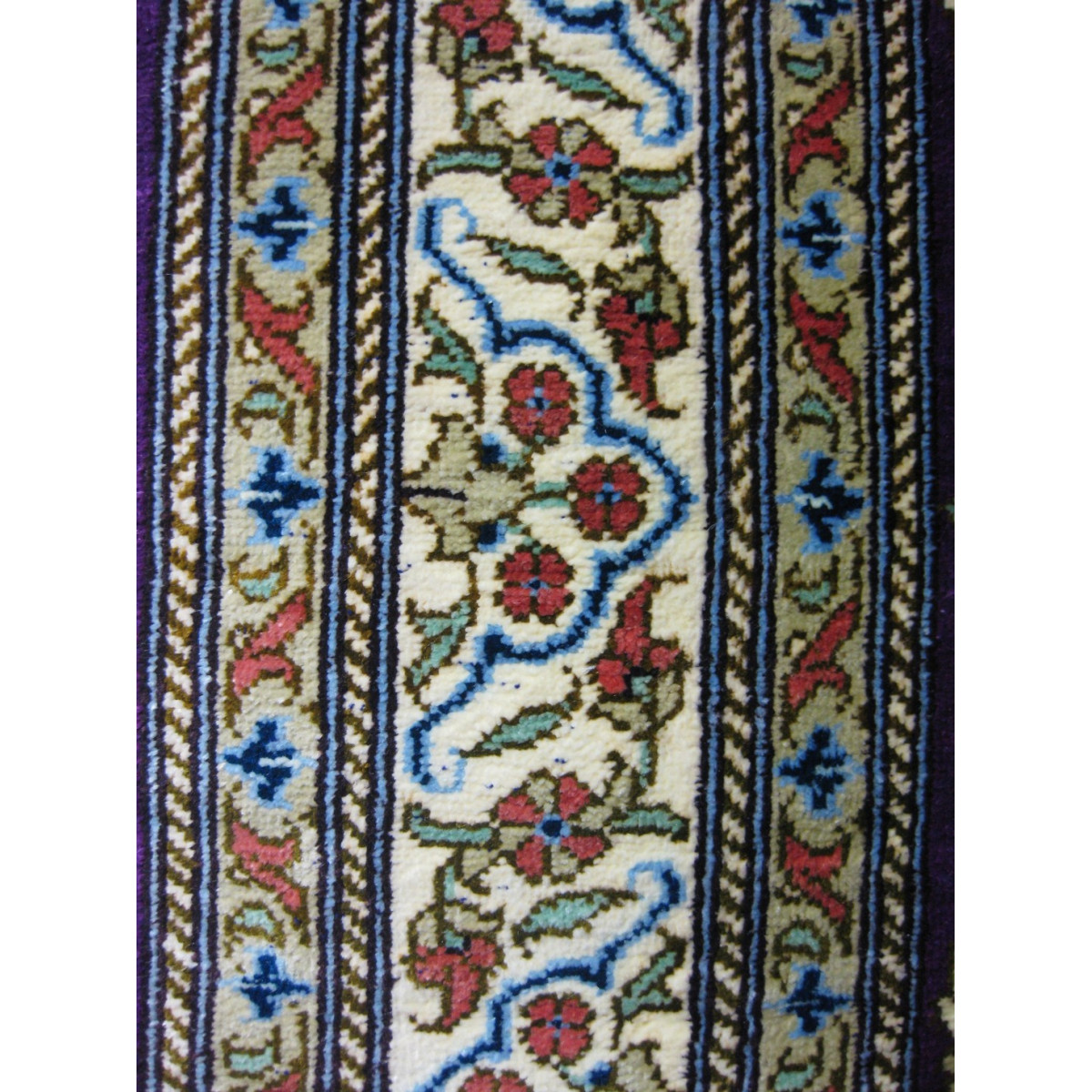 Premium Medallion Design Silk Qum Rug - RQ4058-Persian Handicrafts