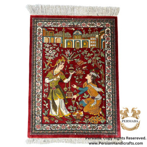 Handmade Silk | Qum Persian Rug | RQ8004-Persiada Persian Handicrafts