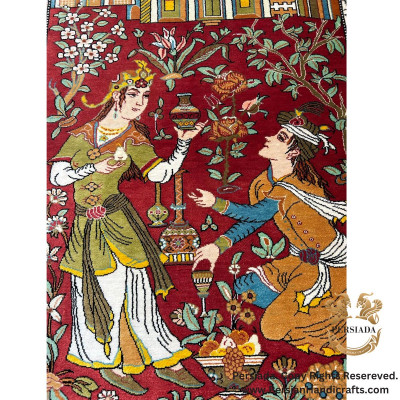 Handmade Silk | Qum Persian Rug | RQ8004 Handmade Silk | Qum Persian Rug | RQ8004