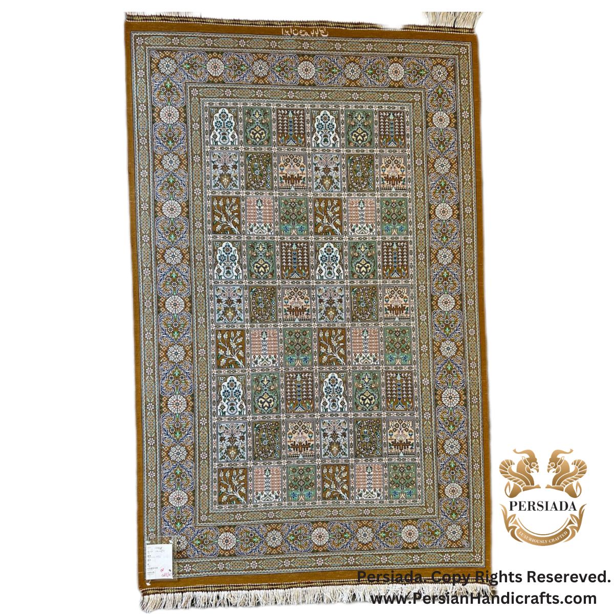 Handmade Silk | Qum Persian Rug | RQ8008-Persiada Persian Handicrafts