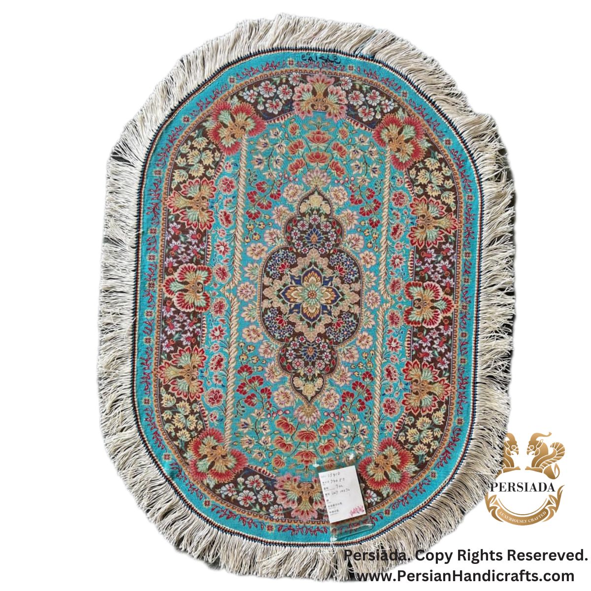 Handmade Silk | Qum Persian Rug | RQ8010-Persiada Persian Handicrafts