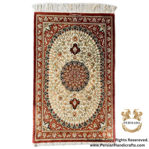 Handmade Silk | Qum Persian Rug | RQ8016-Persiada Persian Handicrafts