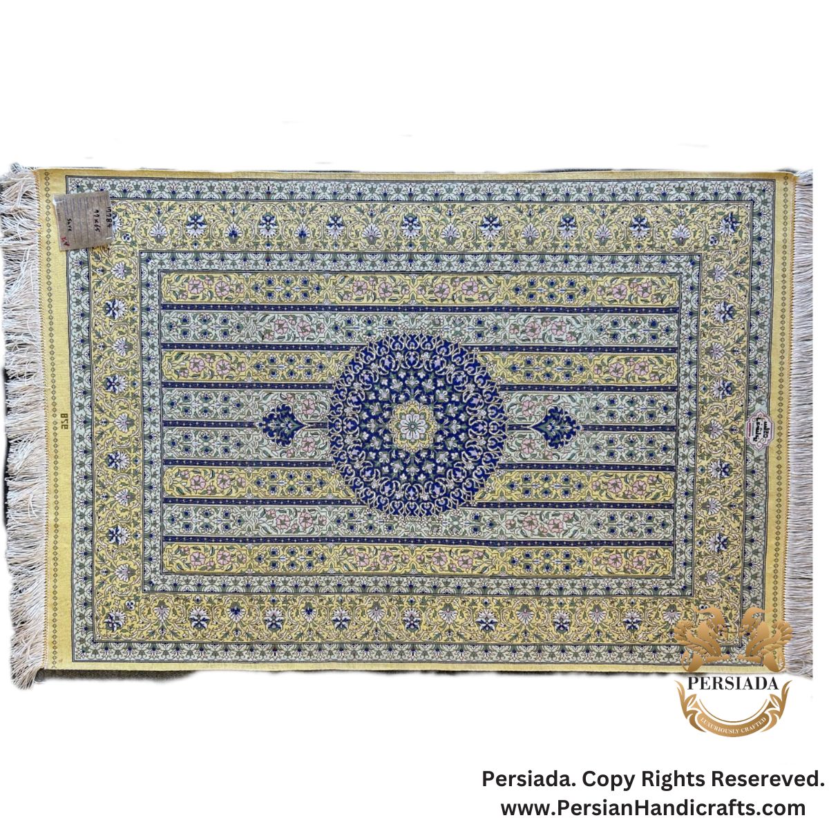 Handmade Silk | Saveh Persian Rug | RS8001-Persiada Persian Handicrafts