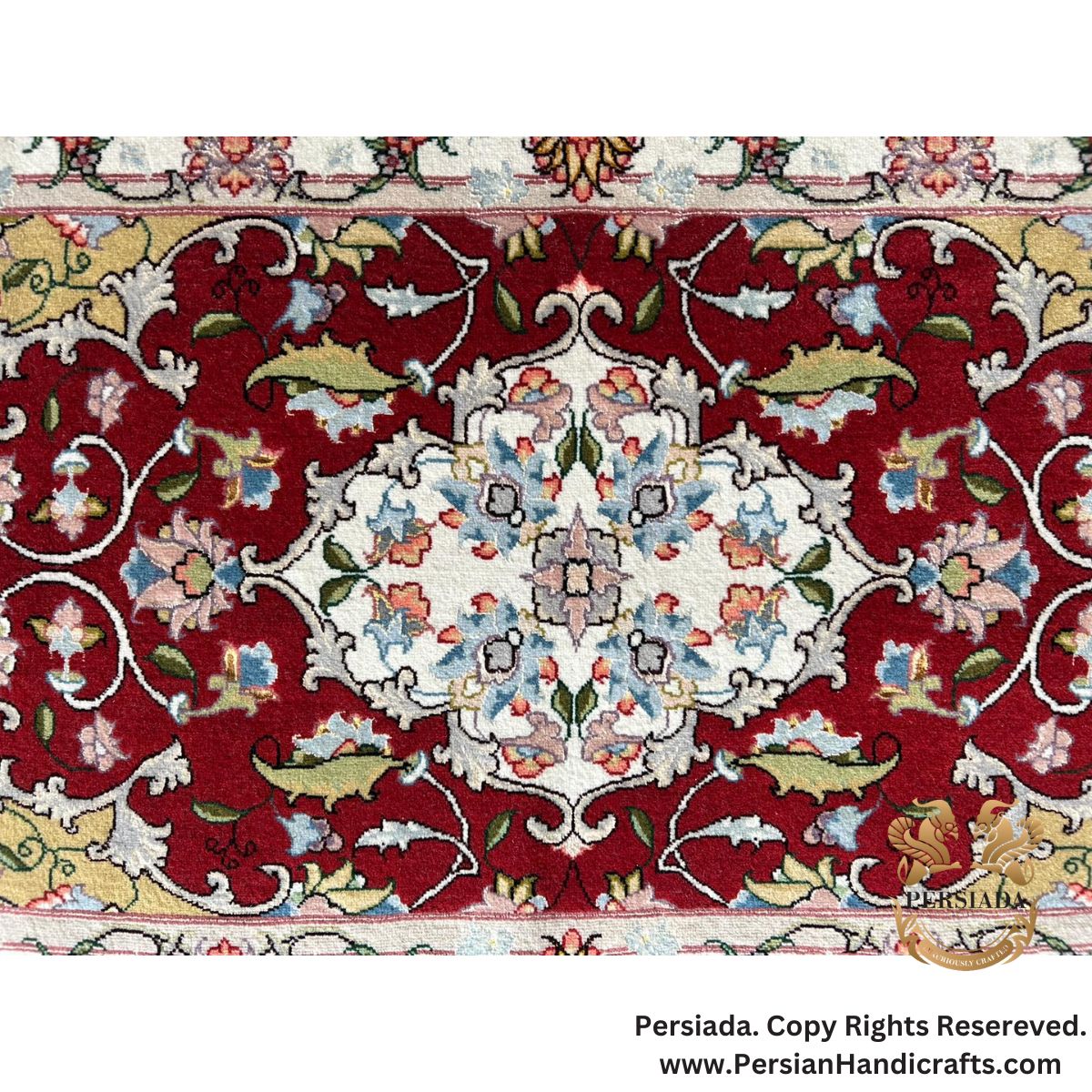 Handmade Silk | Tabriz Persian Rug | RT8001-Persiada Persian Handicrafts