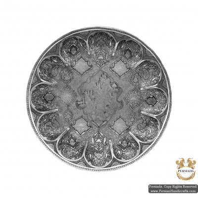 Luxurious Wall Plate | Multi Dimensional Handgraved Ghalamzani | PHGL506